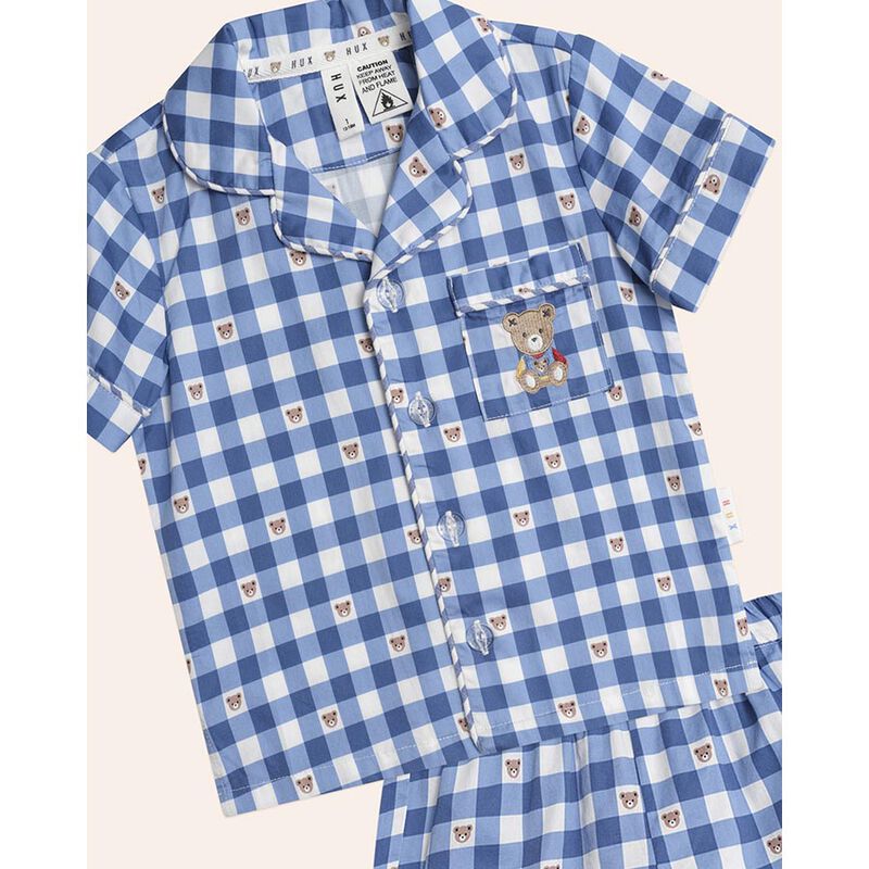 Huxbaby Huxbear Check Pjs 1-2Y image number 2